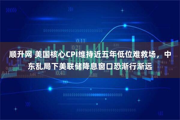 顺升网 美国核心CPI维持近五年低位难救场，中东乱局下美联储降息窗口恐渐行渐远
