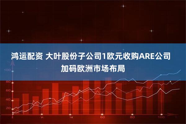 鸿运配资 大叶股份子公司1欧元收购ARE公司  加码欧洲市场布局