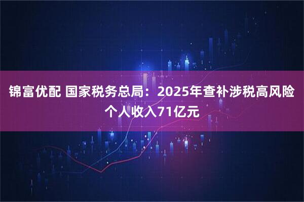 锦富优配 国家税务总局：2025年查补涉税高风险个人收入71亿元