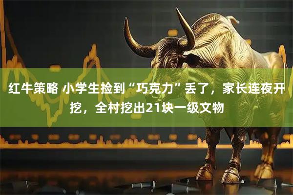 红牛策略 小学生捡到“巧克力”丢了，家长连夜开挖，全村挖出21块一级文物
