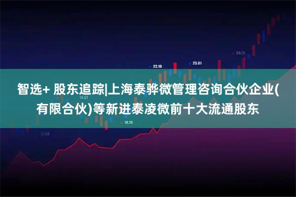 智选+ 股东追踪|上海泰骅微管理咨询合伙企业(有限合伙)等新进泰凌微前十大流通股东