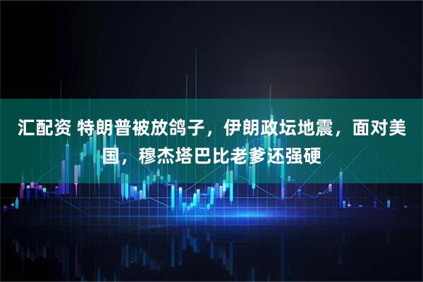 汇配资 特朗普被放鸽子，伊朗政坛地震，面对美国，穆杰塔巴比老爹还强硬