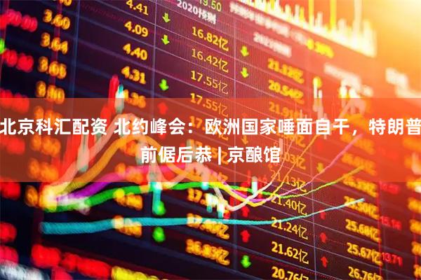北京科汇配资 北约峰会:欧洲国家唾面自干,特朗普前倨后恭 | 京酿馆