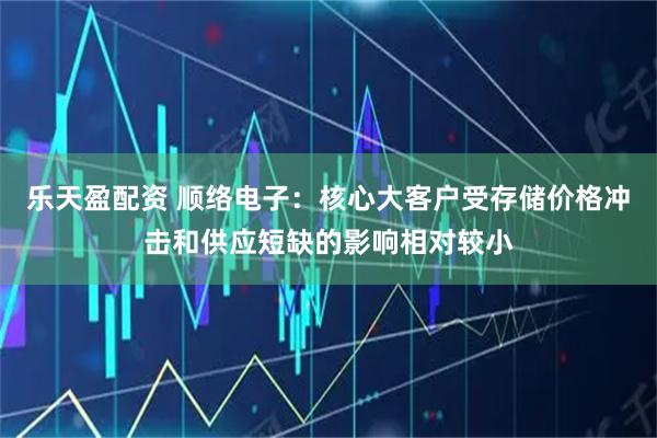 乐天盈配资 顺络电子：核心大客户受存储价格冲击和供应短缺的影响相对较小